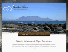 Tablet Screenshot of ambertours.co.za